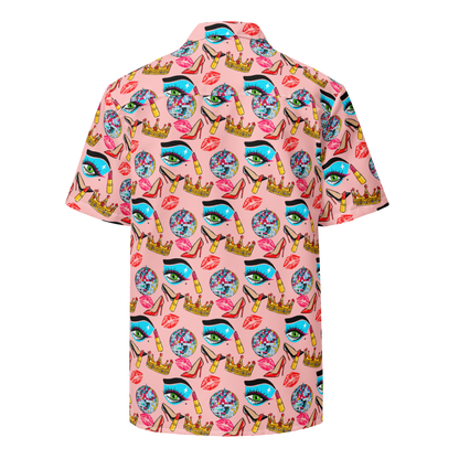 Unisex button shirt (Drag|Pink)