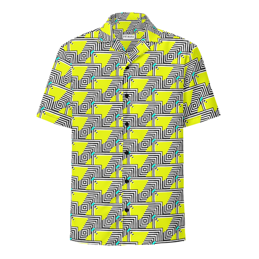 Unisex button shirt (Retro Yellow)