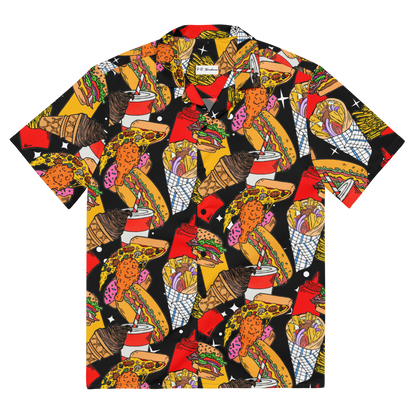 Unisex button shirt (Fast Food)