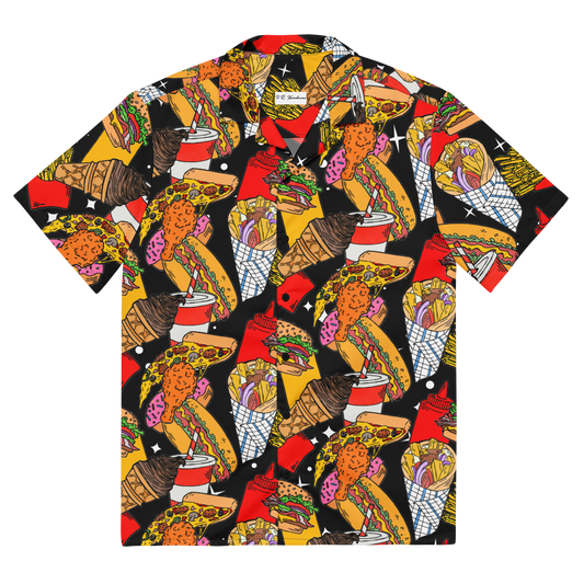 Unisex button shirt (Fast Food)