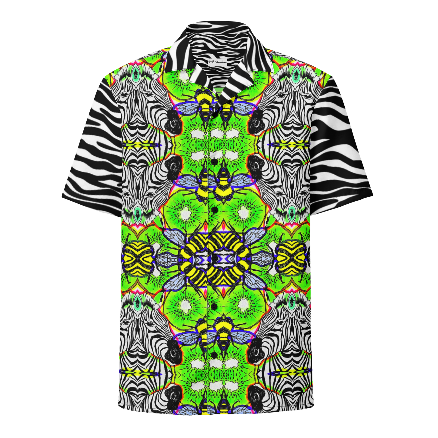 Unisex button shirt (Zebra)