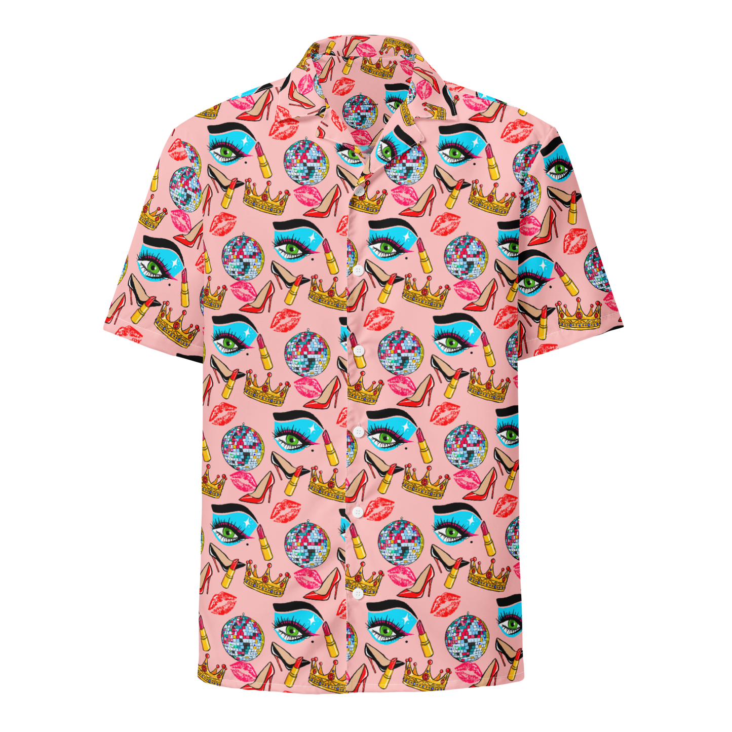 Unisex button shirt (Drag|Pink)