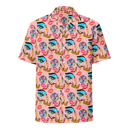 Unisex button shirt (Drag|Pink)