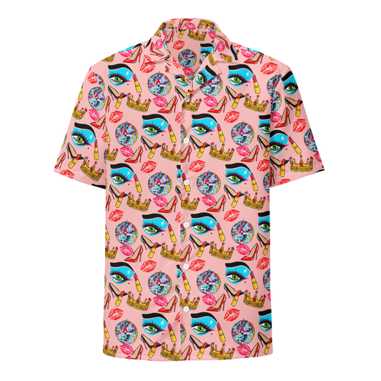 Unisex button shirt (Drag|Pink)