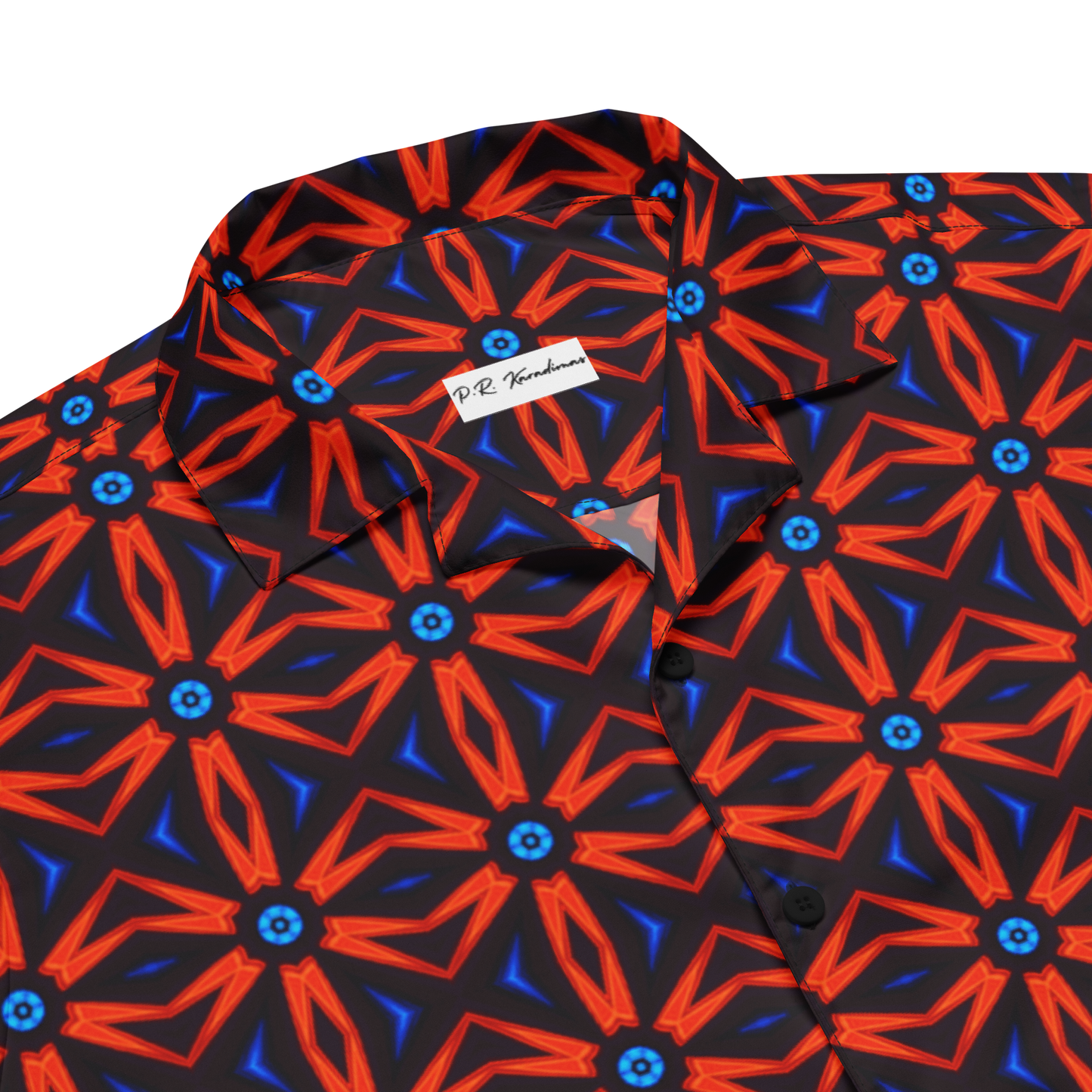 Unisex button shirt (Red Star)