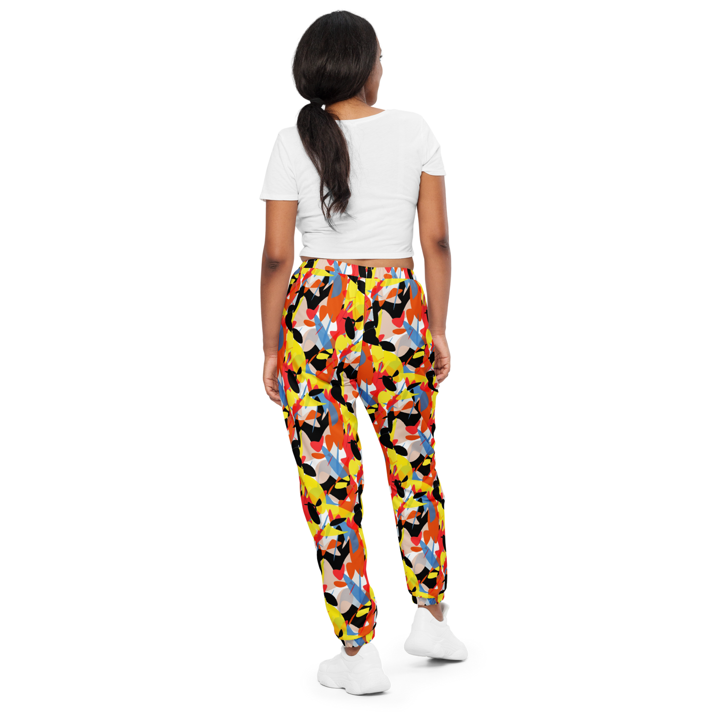 Unisex track pants (Abstract Ovals)