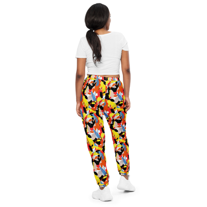 Unisex track pants (Abstract Ovals)