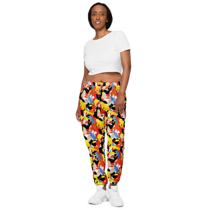 Unisex track pants (Abstract Ovals)