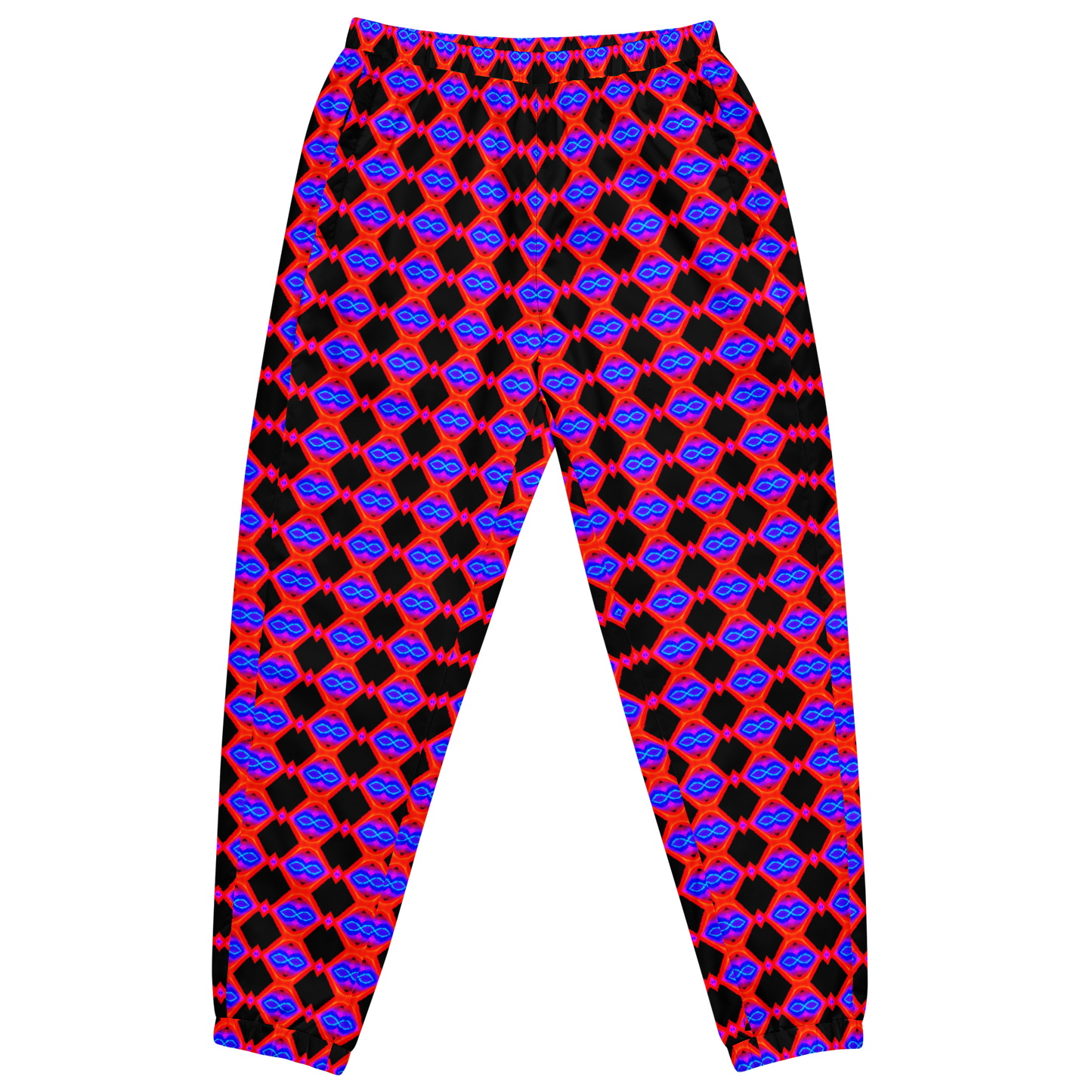 Unisex track pants (Neon Honeycomb)