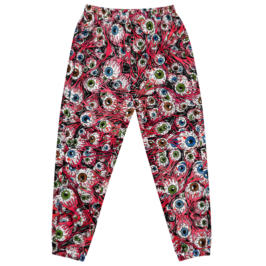 Unisex track pants (Eyeballs|Black)