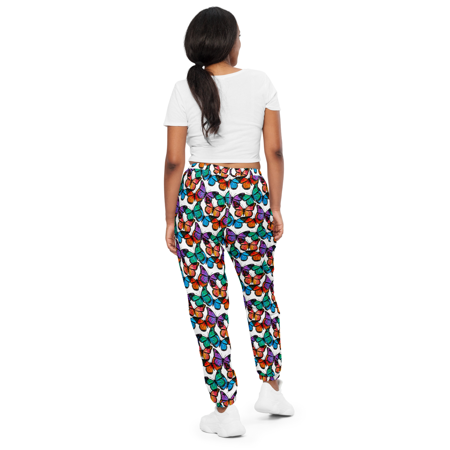 Unisex track pants (Butterflies)