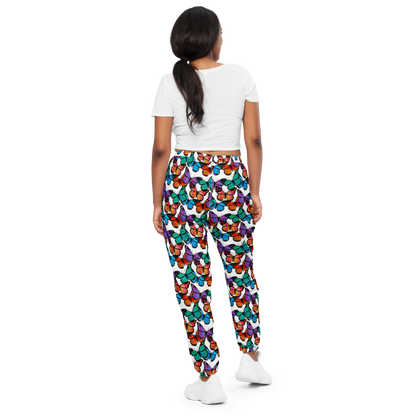 Unisex track pants (Butterflies)