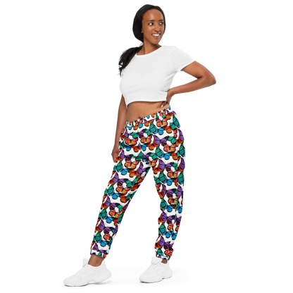 Unisex track pants (Butterflies)