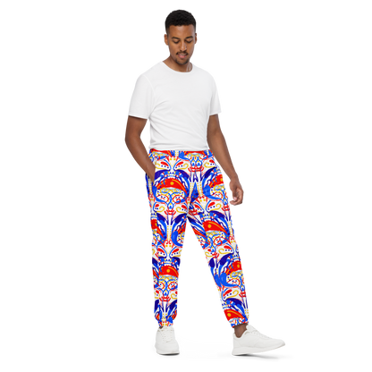 Unisex track pants (Talavera-inspired|White)