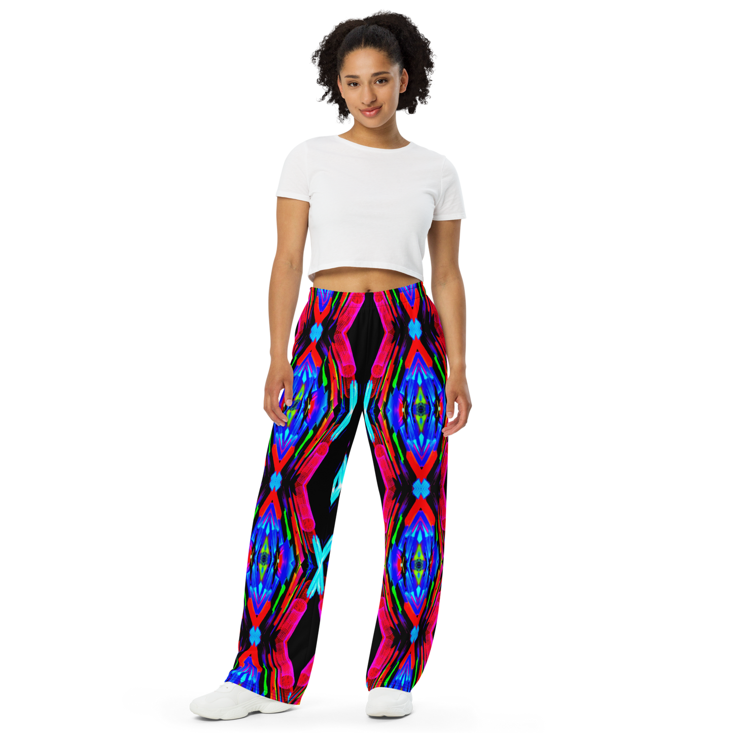 Unisex wide-leg pants