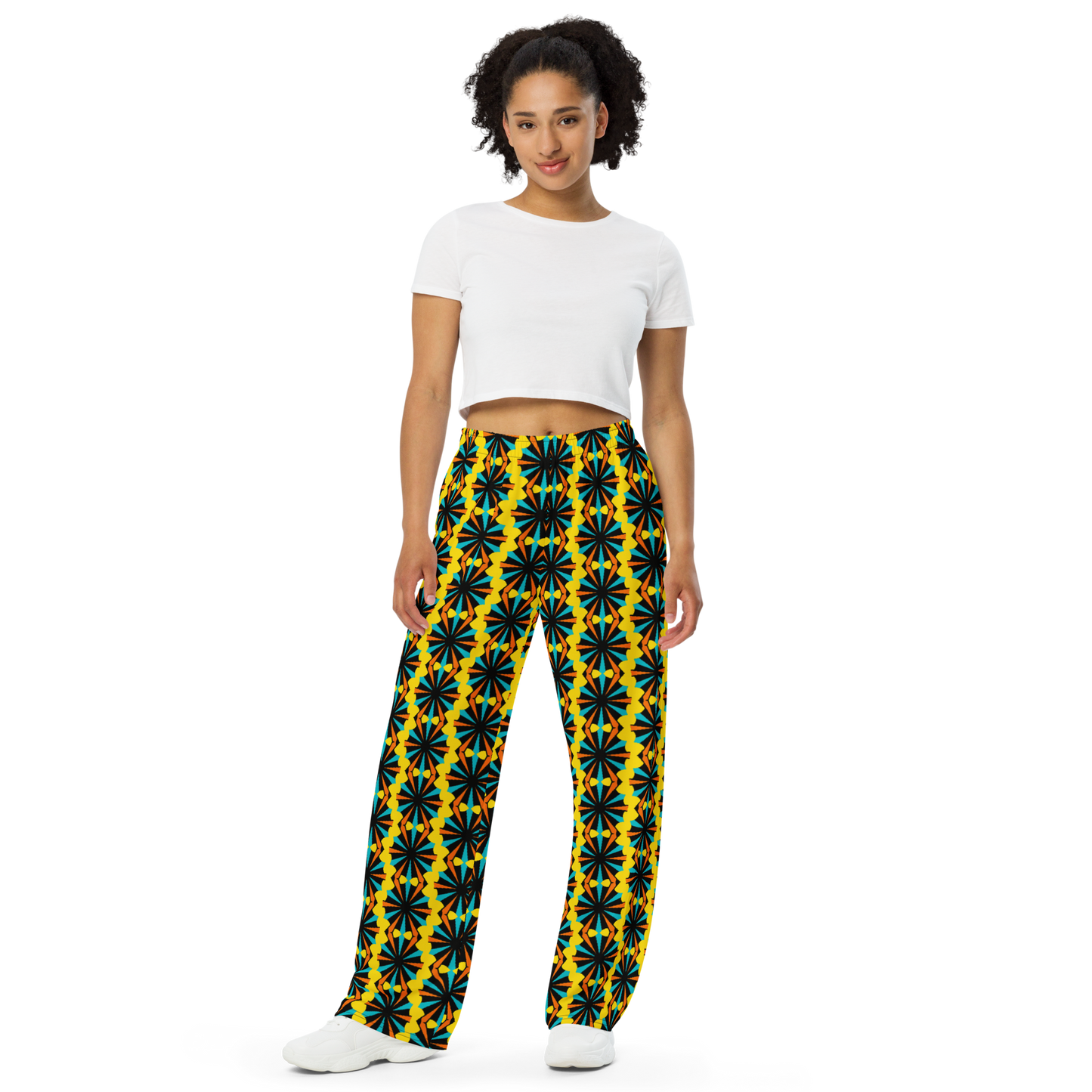 Unisex wide-leg pants (Marigold)