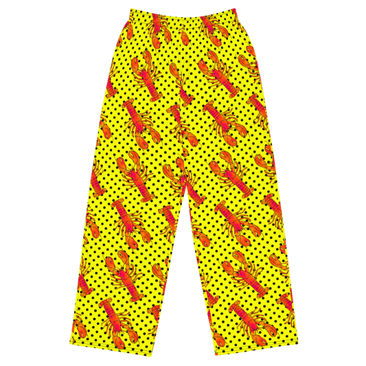 Unisex wide-leg pants (Rock Lobster)