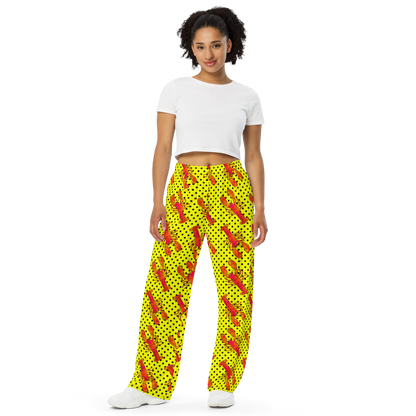 Unisex wide-leg pants (Rock Lobster)