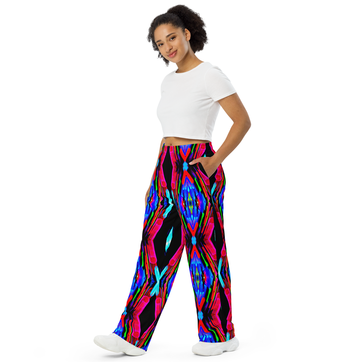 Unisex wide-leg pants