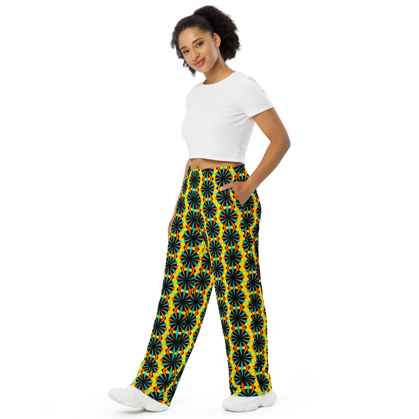 Unisex wide-leg pants (Marigold)