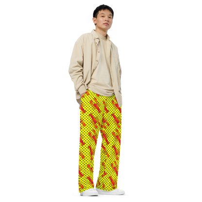 Unisex wide-leg pants (Rock Lobster)