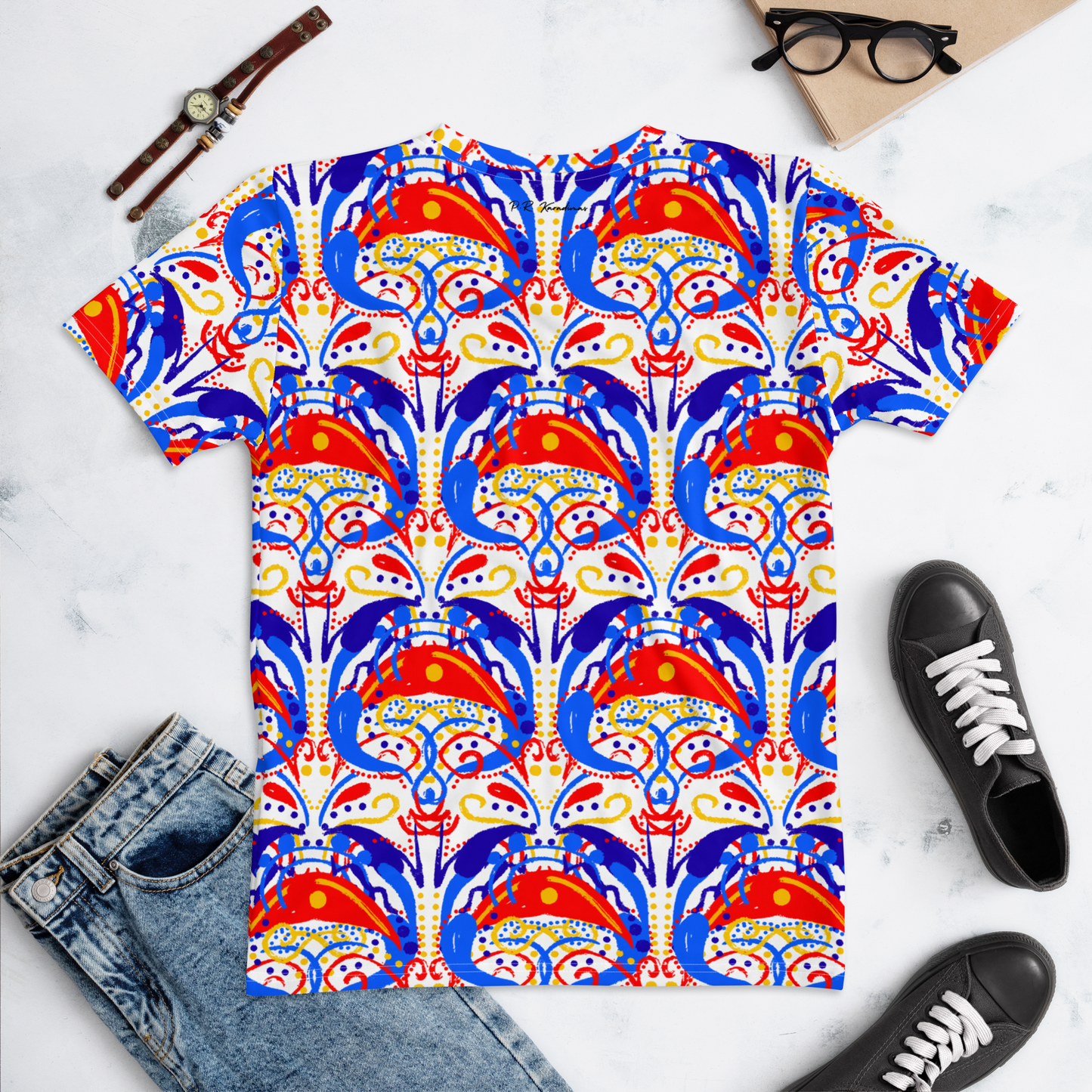 Women's T-shirt (Talavera-inspired|White)