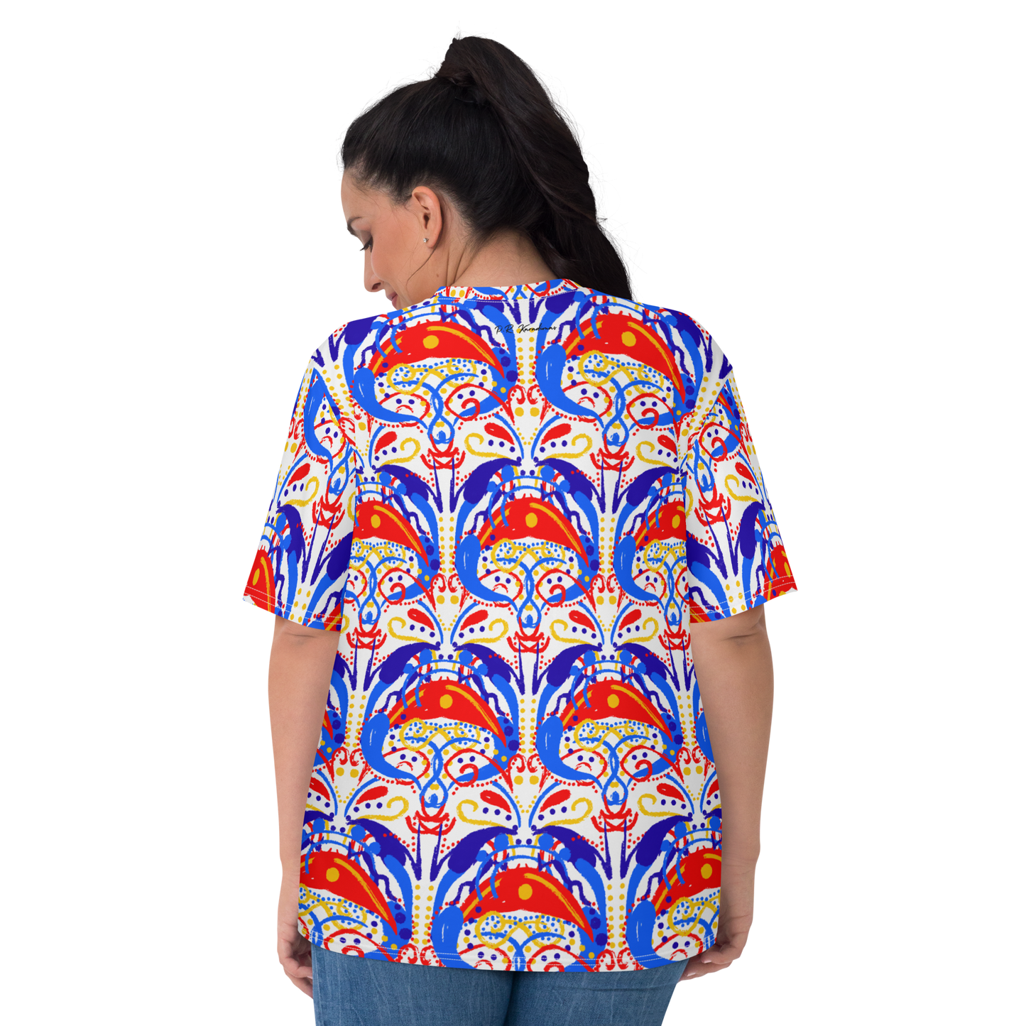 Women's T-shirt (Talavera-inspired|White)