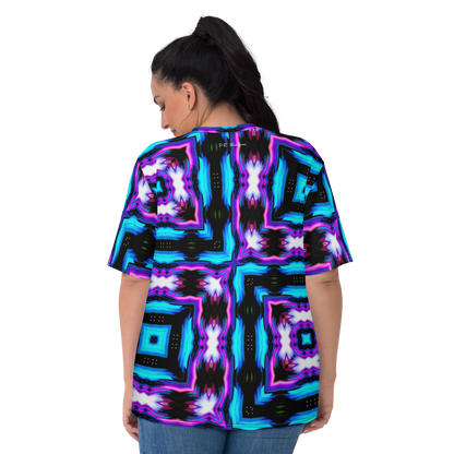 Women's T-shirt (Neon Purple & Blue)