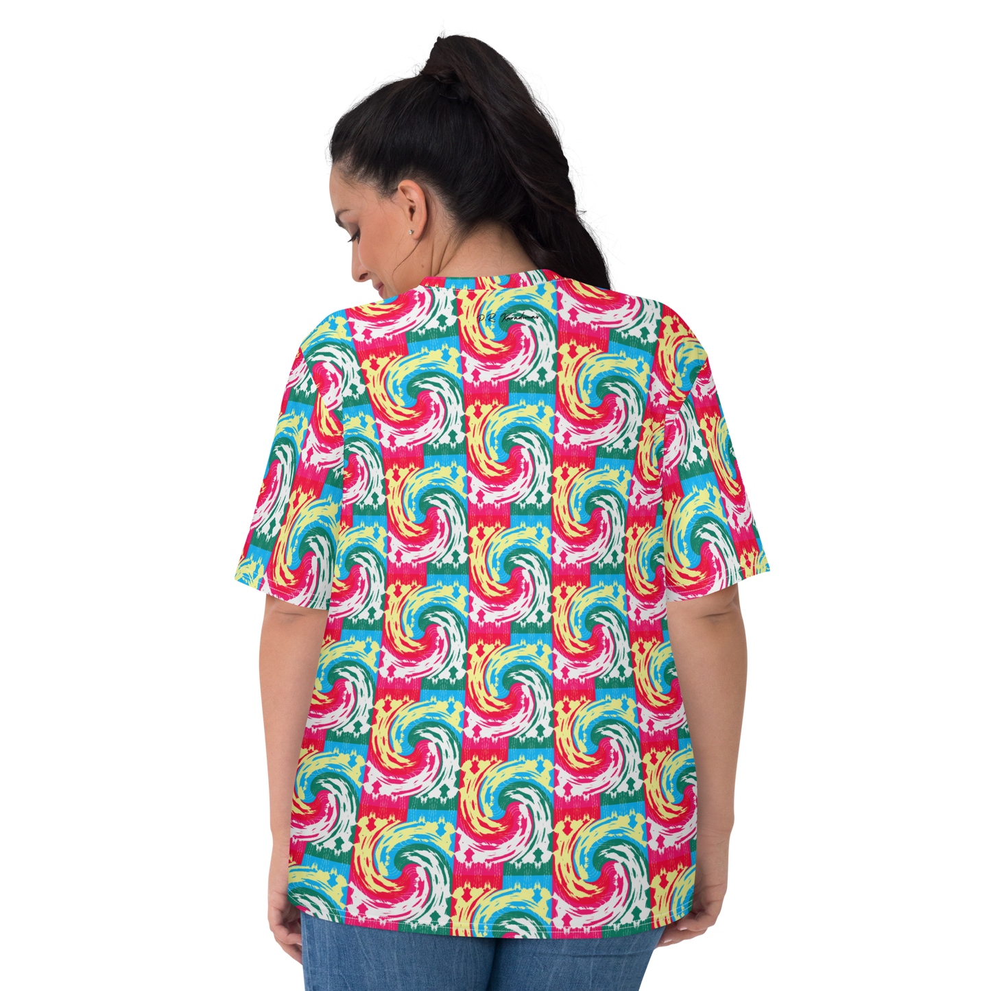 Women's T-shirt (Pink Waves)