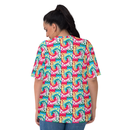 Women's T-shirt (Pink Waves)