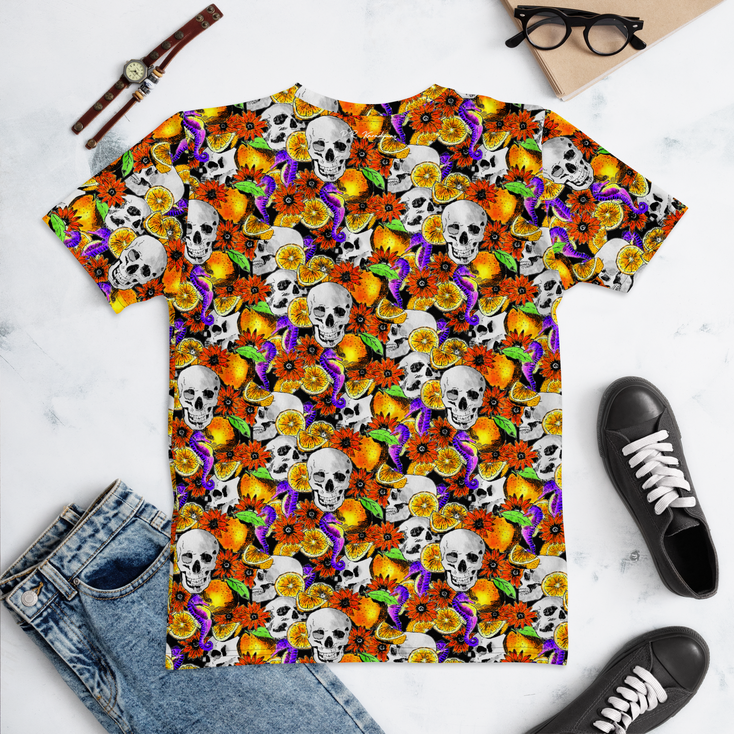 Women's T-shirt (Skulls & Oranges)