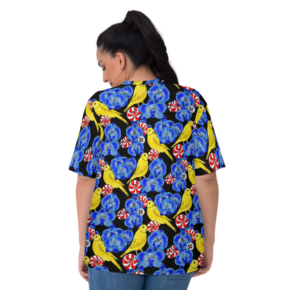 Women's T-shirt (Canaries & Orchids)