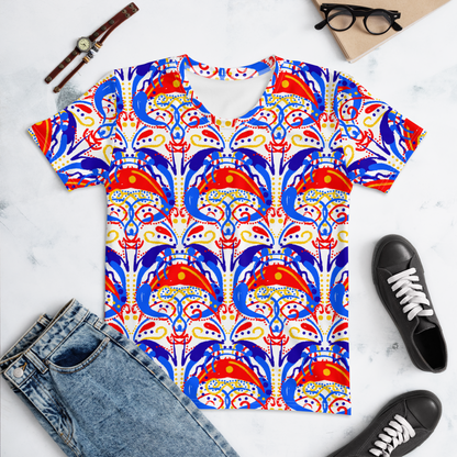 Women's T-shirt (Talavera-inspired|White)