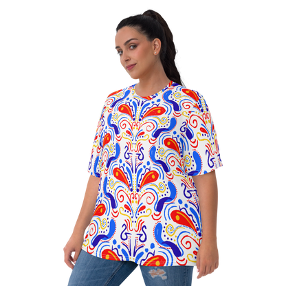 Women's T-shirt (Talavera-inspired|White)