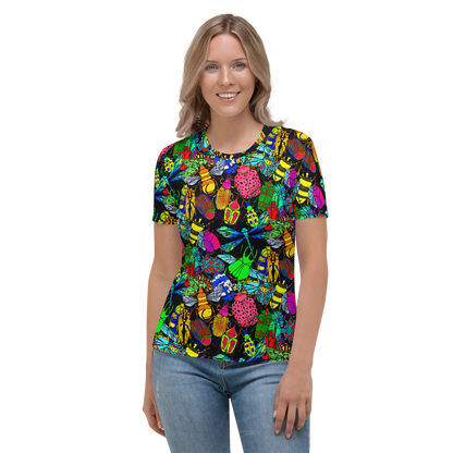 Women's T-shirt (Bugs|Black)