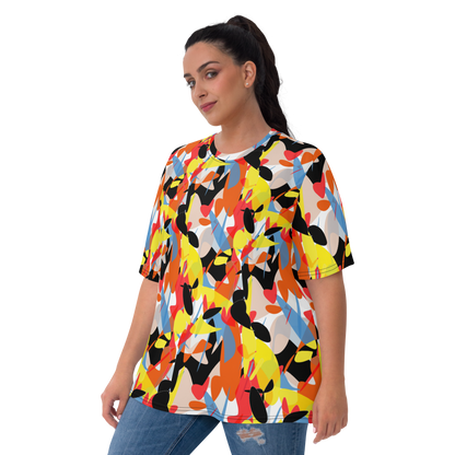 Women's T-shirt (Abstract Ovals)