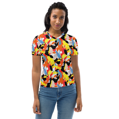 Women's T-shirt (Abstract Ovals)