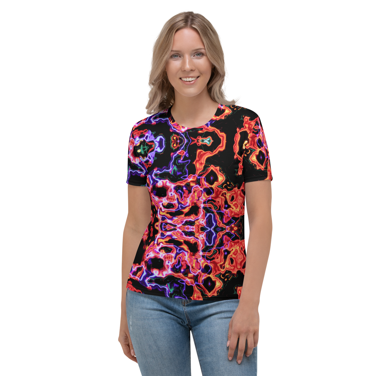 Women's T-shirt (Lava lamp)