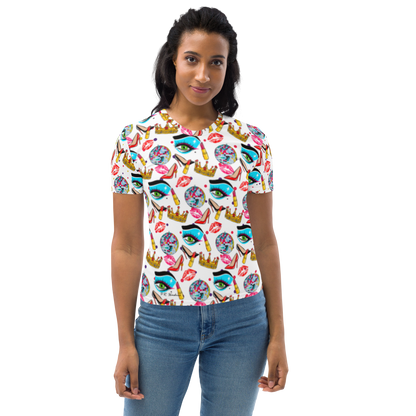 Women's T-shirt (Drag|Polka Dots)