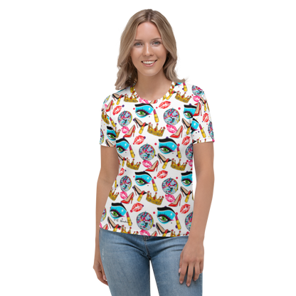 Women's T-shirt (Drag|Polka Dots)