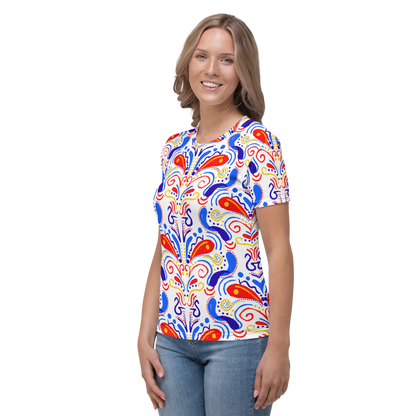 Women's T-shirt (Talavera-inspired|White)