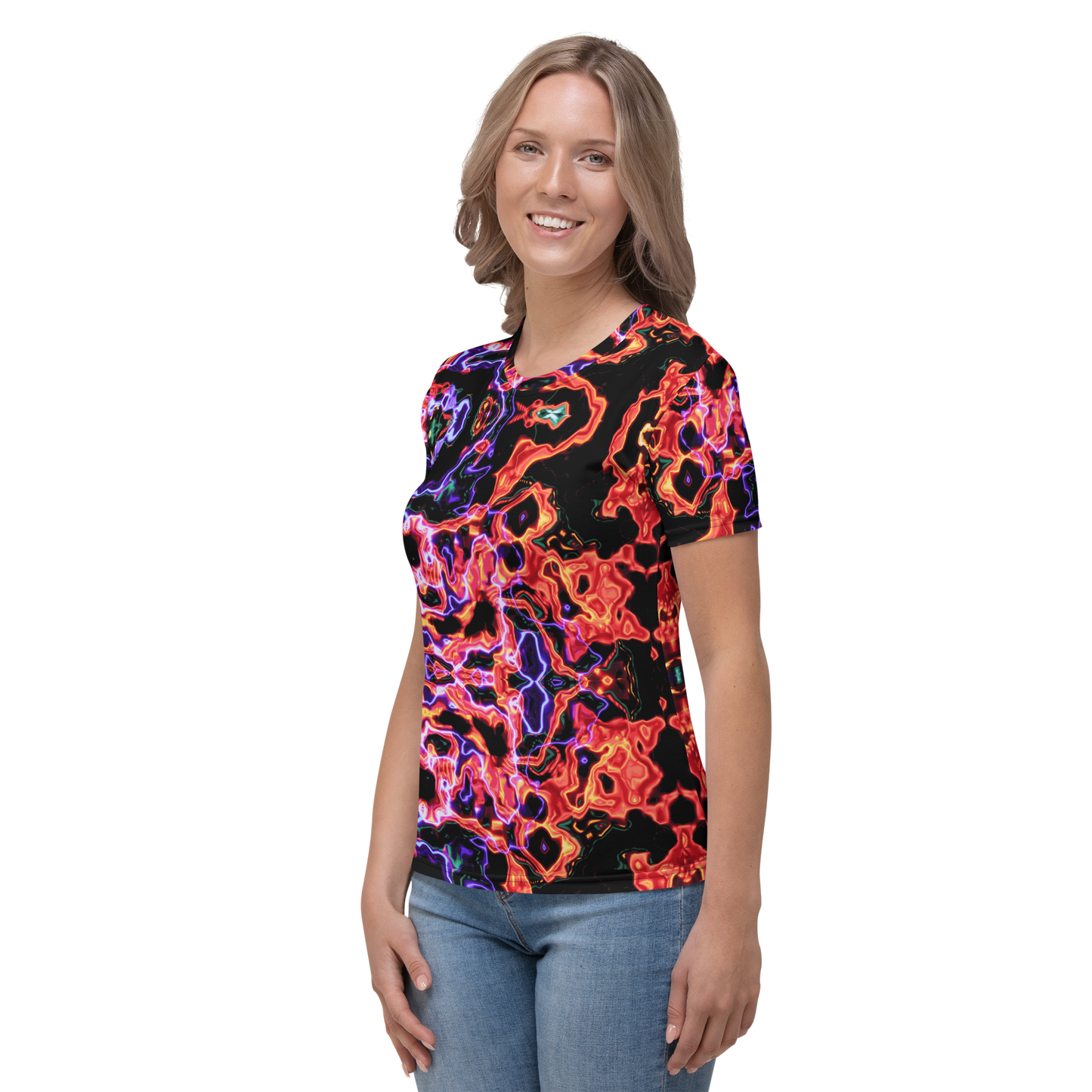 Women's T-shirt (Lava lamp)