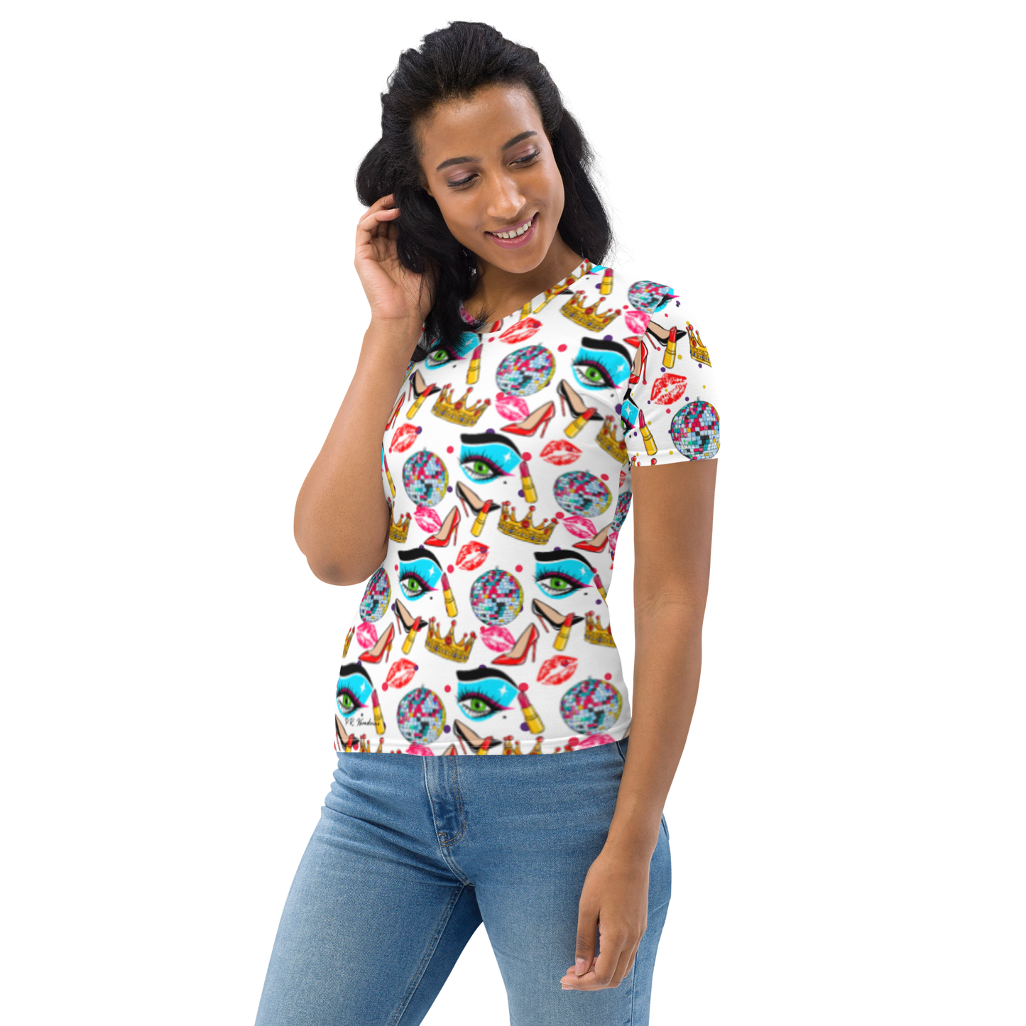 Women's T-shirt (Drag|Polka Dots)