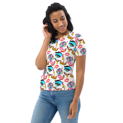 Women's T-shirt (Drag|Polka Dots)