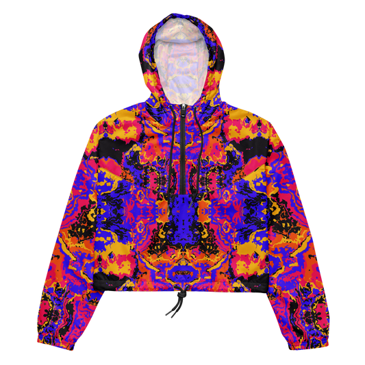 Cropped windbreaker (Brain Scan)