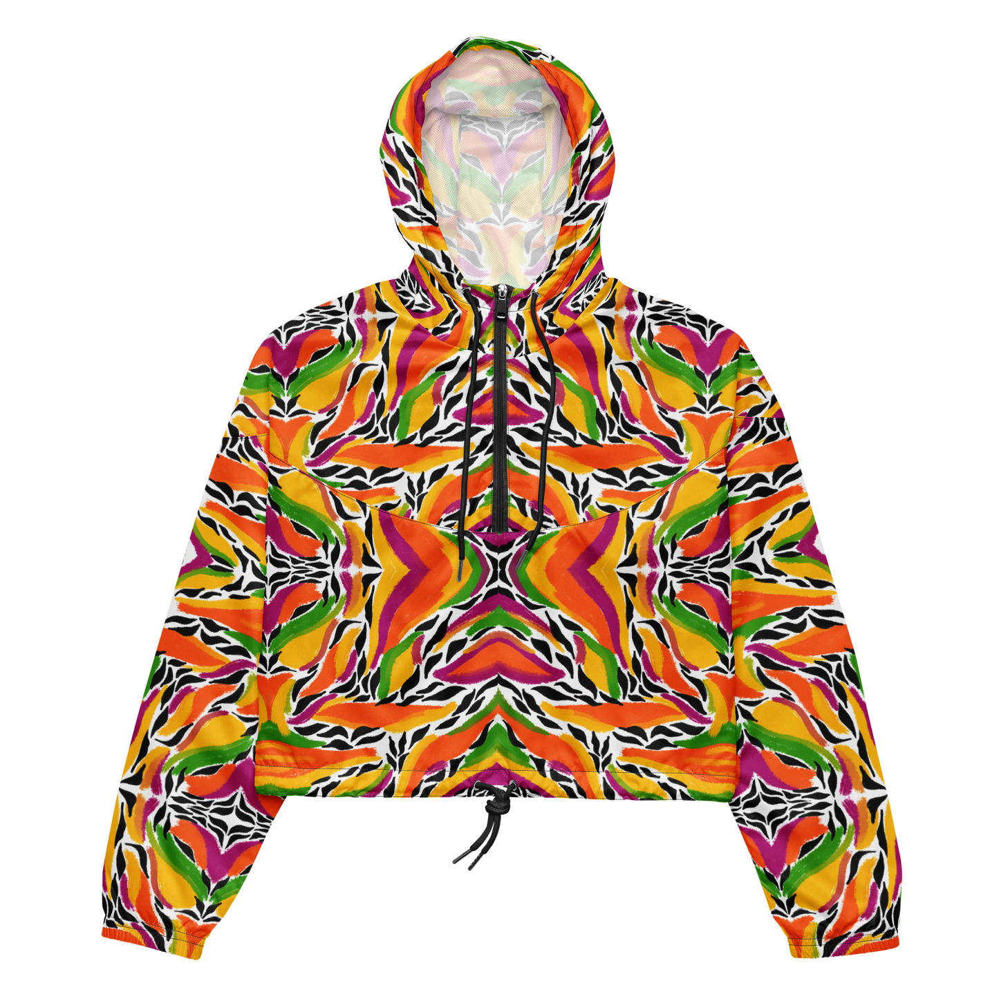 Cropped windbreaker (Mango Mosaic)