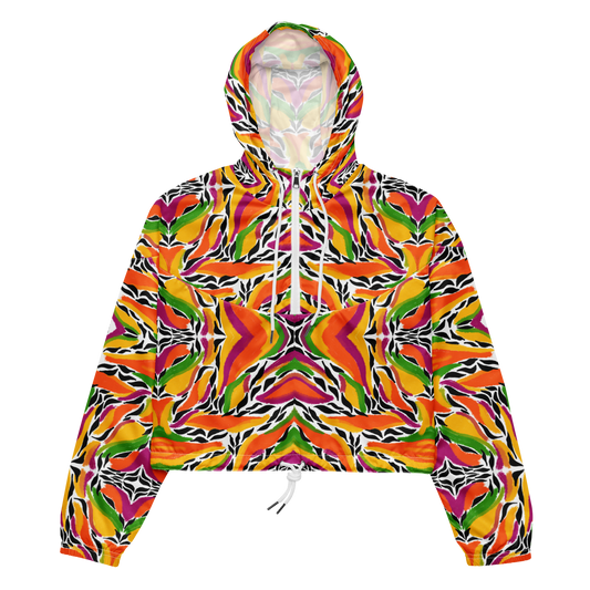 Cropped windbreaker (Mango Mosaic)