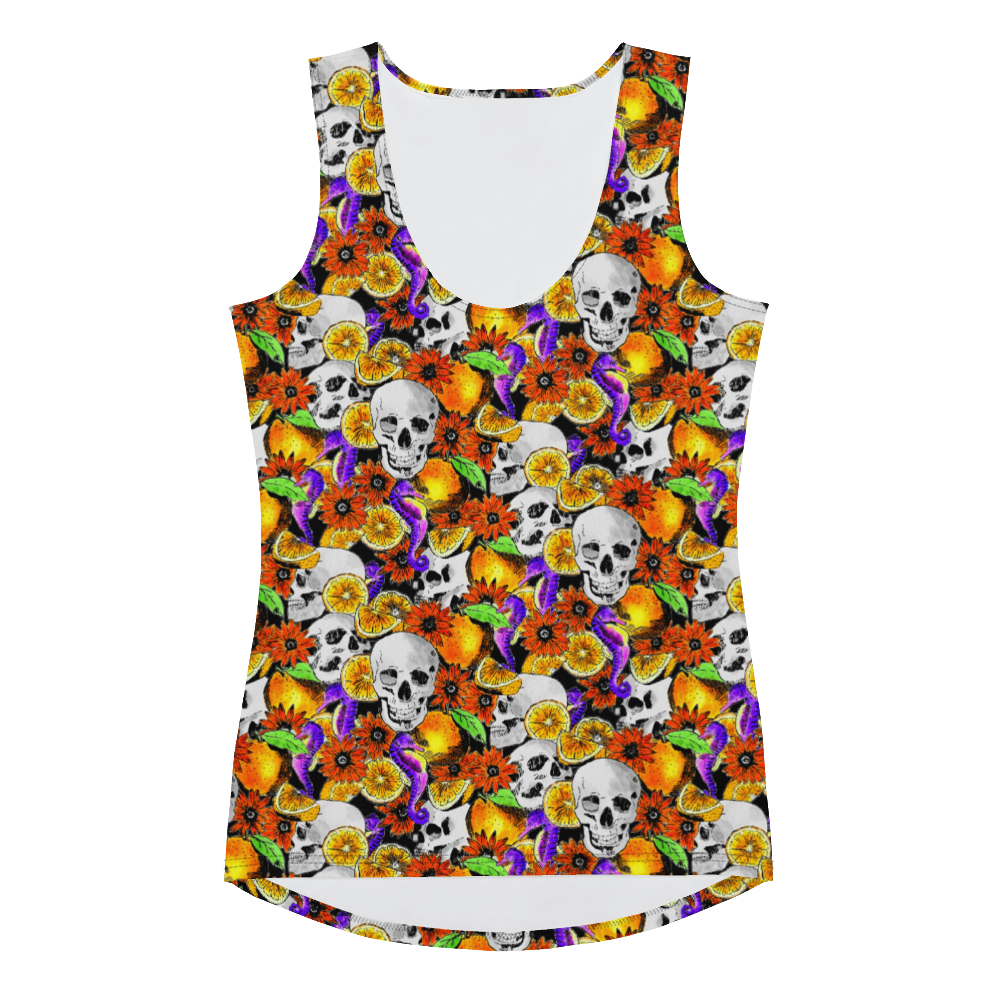 Tank Top (Skulls & Oranges)