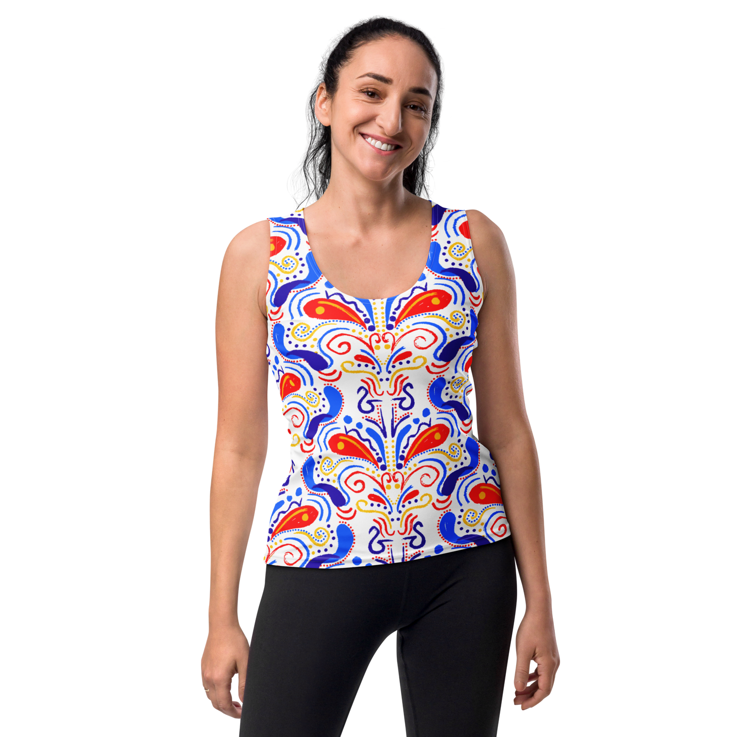 Tank Top (Talavera-inspired|White)