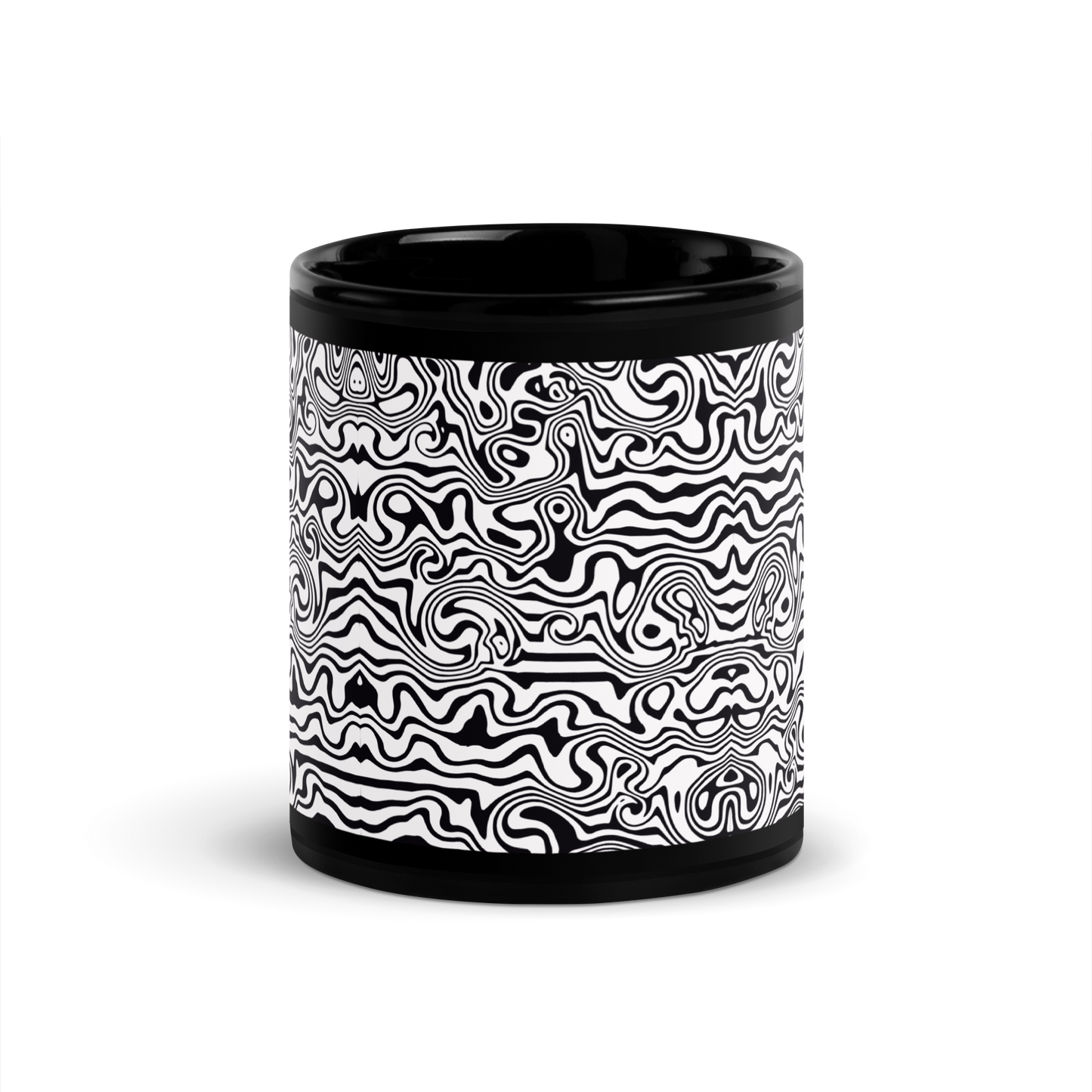 Black Glossy Mug (Noir Noodle)